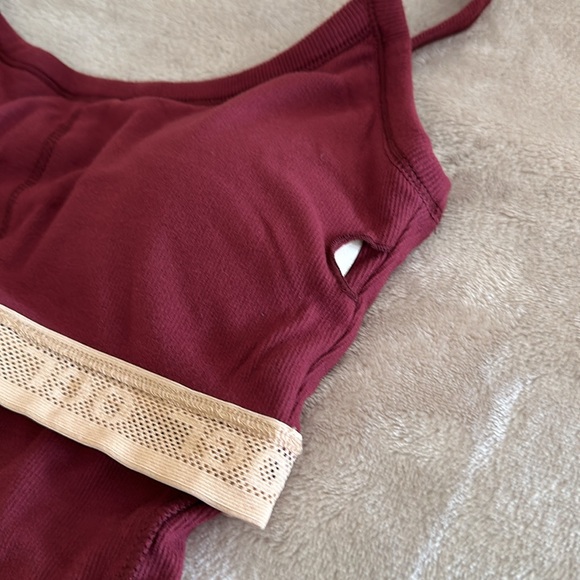 OGL Soft Brushed Ribbed “Brami” Top - Viscose/Spandex - M Ruby BNWT - Picture 8 of 8